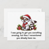 私はあなたに何か素晴らしいものを手に入れるつもりだった ポストカード (正面/裏面)