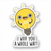 私はあなたに全ワットの電おもしろい気ポンプを与える シール (正面)