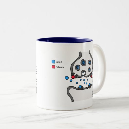 私はあなたに反感を持たせた ツートーンマグカップ (正面右)