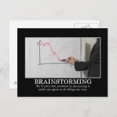 私はあなたに同意するまでブレーンストーミングする ポストカード (正面/裏面)