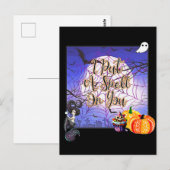 私はあなたに呪文を掛ける – ハロウィーン ポストカード (正面/裏面)