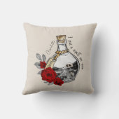 私はあなたに呪文を掛ける – ラブポーションとスカル クッション (裏面)