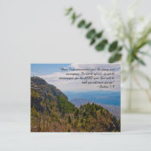 「私はあなたに命じなかったか？強くて勇気がある ポストカード (スタンド正面)