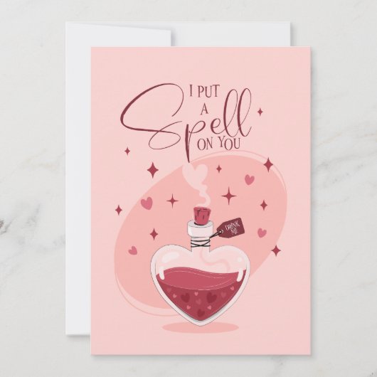 私はあなたに愛のバレンタインを綴る シーズンカード (正面)