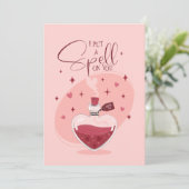 私はあなたに愛のバレンタインを綴る シーズンカード (スタンド正面)