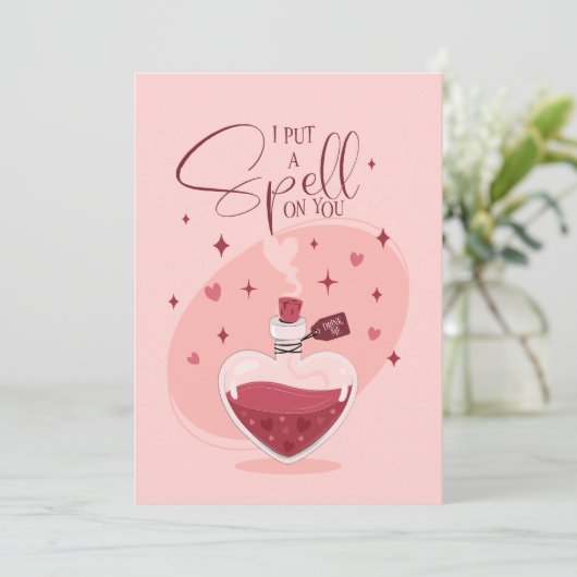 私はあなたに愛のバレンタインを綴る シーズンカード (スタンド正面)