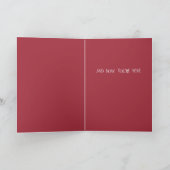 私はあなたに愛のバレンタインを綴る シーズンカード (内部)