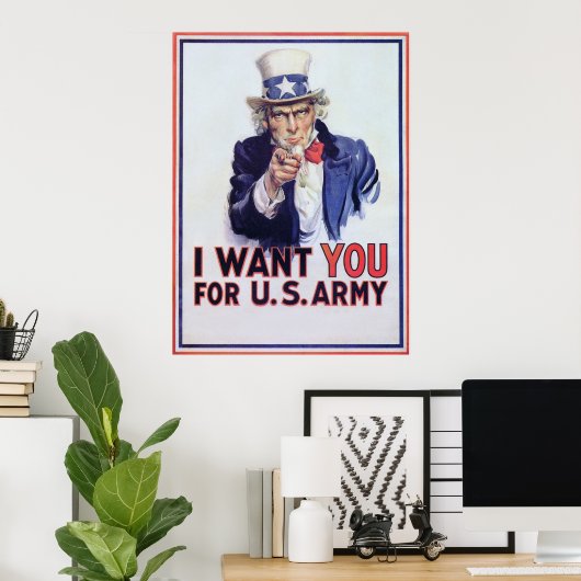 私はあなたに欲しい~ヴィンテージ第二次世界大戦 ポスター (ホームオフィス)