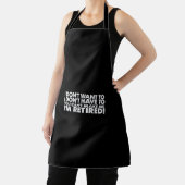 私はあなたに私を作れなくて欲しくない エプロン (インサイチュ)