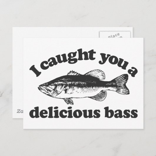 私はあなたに美味しいバスを食べた ポストカード (正面/裏面)