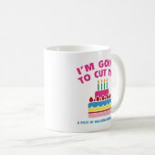 私はあなたに美味しい誕生日を切ってあげる コーヒーマグカップ (正面右)