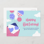 私はあなたに誕生日与えの贈り物ができないかもしれない ポストカード (正面/裏面)