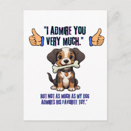 私はあなたに非常に感心する インビテーションポストカード