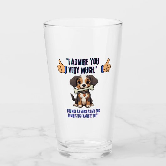 私はあなたに非常に感心する タンブラーグラス (正面)