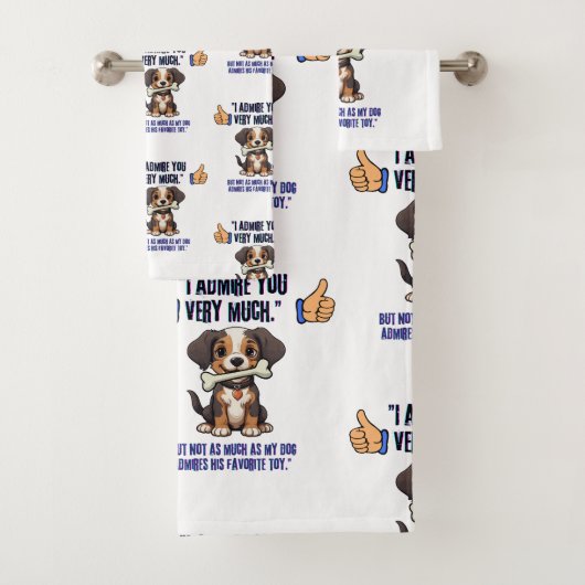 私はあなたに非常に感心する バスタオルセット (インサイチュ)