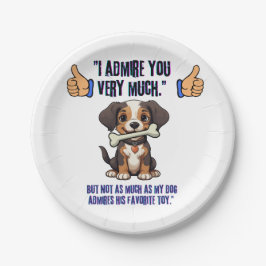 私はあなたに非常に感心する ペーパープレート