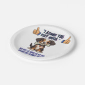 私はあなたに非常に感心する ペーパープレート (アングル)