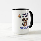 私はあなたに非常に感心する マグカップ (正面右)