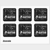 私はあなたに音楽ギター聞を見せているかもしれない スクエアシール (シート)