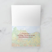 私はあなたのおじさん感謝祭に感謝している カード (内部)