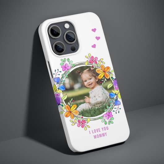 私はあなたのおばあちゃん写真カラフルフローラモダン Case-Mate iPhoneケース
