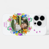 私はあなたのおばあちゃん写真カラフルフローラモダン Case-Mate iPhoneケース (裏面 (横))