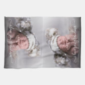 私はあなたのおばあちゃん写真テンプレート キッチンタオル (横)