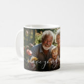私はあなたのおばあちゃん美しい写真テンプレート文字 コーヒーマグカップ (正面左)
