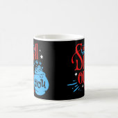 私はあなたのおもしろいハロウィーン魔術に魔法をかける コーヒーマグカップ (中央)