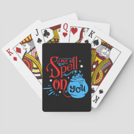 私はあなたのおもしろいハロウィーン魔術に魔法をかける トランプ