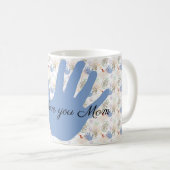 私はあなたのお母さんコーヒーマグが大好き コーヒーマグカップ (正面右)