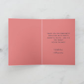 私はあなたのお母さんハートタイポグラフィ母の日の写真が大好き カード (内部)