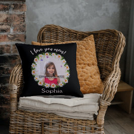 私はあなたのお母さん写真名花が大好縁どき クッション