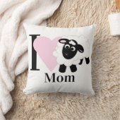 私はあなたのお母さん可愛い漫画の羊装飾用クッション クッション (ブランケット)