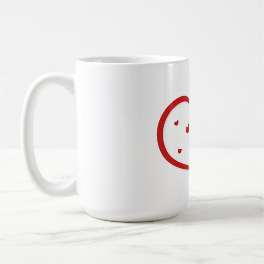 私はあなたのお母さん幸せな母の日コーヒーマグ コーヒーマグカップ (左)