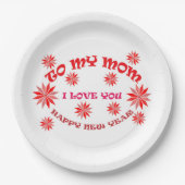 私はあなたのお母さん、紙プレート、新年， 2023 ペーパープレート (正面)