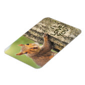 私はあなたのかわいいリス登山ツリー写真が大好き マグネット (左側)