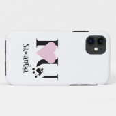 私はあなたのかわいい漫画の羊のケースメイトiPhoneのケースが大好き Case-Mate iPhoneケース (裏面(横))