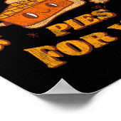 私はあなたのかわいい秋女性の感謝のためのパイしか持っていない ポスター (角)