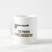 私はあなたのこけもも西部銃です コーヒーマグカップ (正面左)
