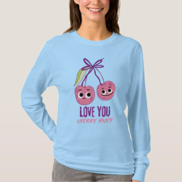 私はあなたのことが大好きさくらんぼ Tシャツ