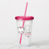 私はあなたのことが大好きだ アクリルタンブラー (裏面)