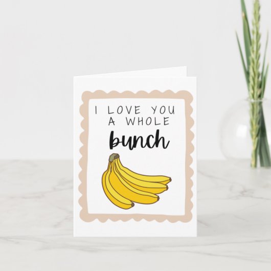 私はあなたのことが好きです。 サンキューカード (正面)