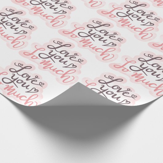 私はあなたのことばの芸術が大好き ラッピングペーパー (角)