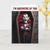 私はあなたのことを夢見ている。 カード (黄色い花)
