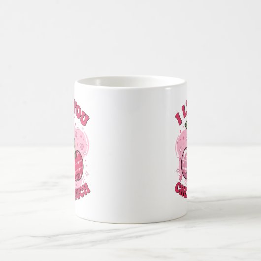 私はあなたのさくらんぼが大好き コーヒーマグカップ (中央)