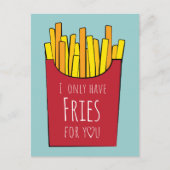 私はあなたのためだけにフライを持っている ポストカード (正面)