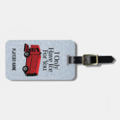 私はあなたのためだけに氷を持っている（ホッケー）荷物タグ ラゲッジタグ (正面横)