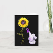 私はあなたのためにあなたヒマワリアルツハイマーを覚える カード (正面)