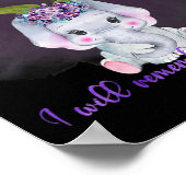 私はあなたのためにあなたヒマワリアルツハイマーを覚える ポスター (角)